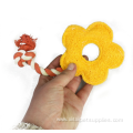 natural non-toxic cotton loofah sponge dog teeth cleaning